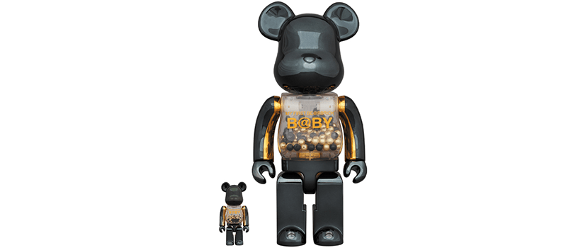 【2月1日（土）～】MY FIRST BE@RBRICK B@BY INNERSECT BLACK & GOLD Ver.