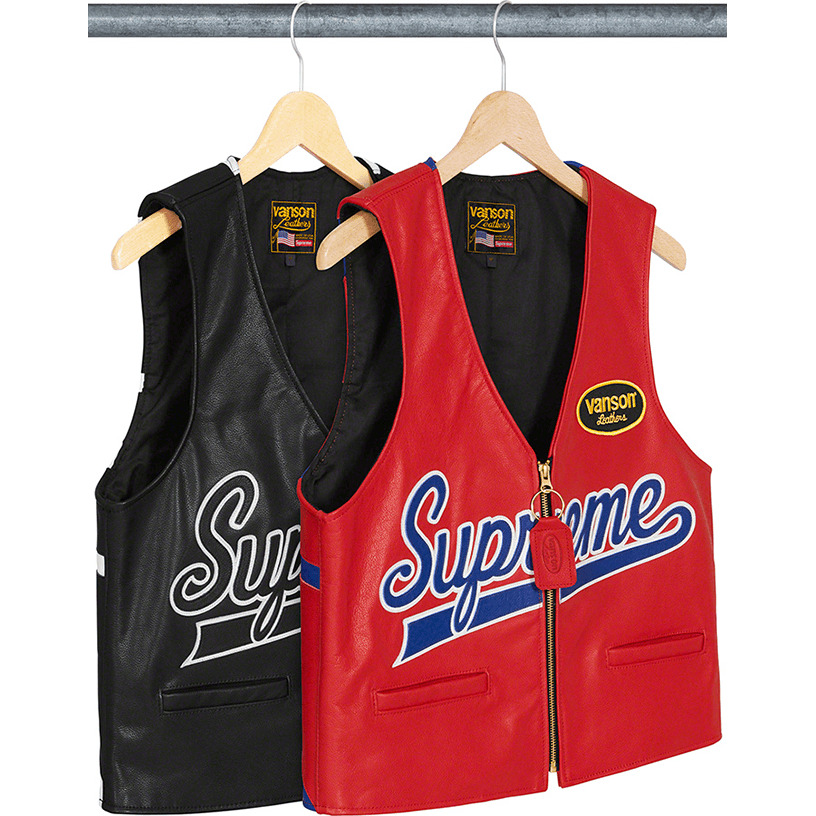 Supreme®/Vanson Leathers® Spider Web Vest
