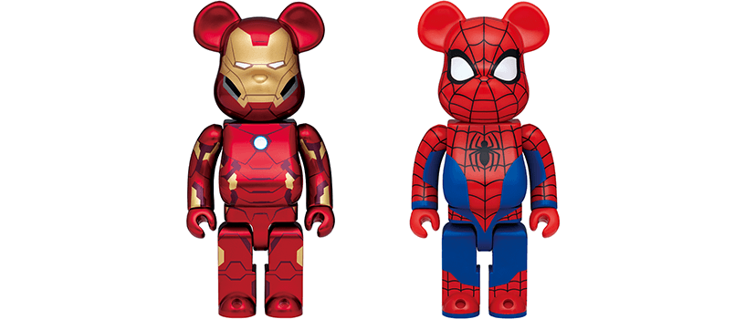 マーベル ハッピーくじ BE@RBRICK SP賞 アイアンマン ベアブリック www