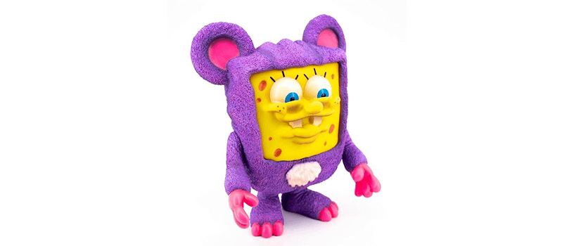 The IT BEAR BOB purple version スポンジボブ