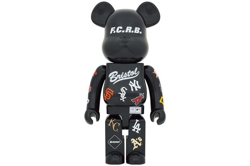 カーキ×インディゴ 限定セール❗️希少‼️ BE@RBRICK F.C.R.B. × MLB