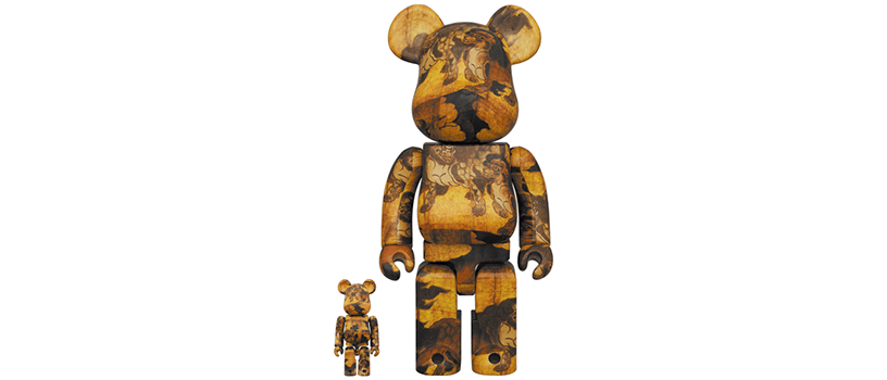 承知しましたBE@RBRICK 狩野永徳 唐獅子図屏風 100% ＆ 400% - 置物