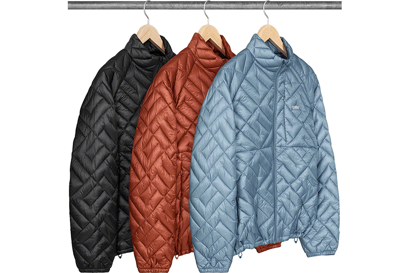 Spellout Quilted Lightweight Down Jacket