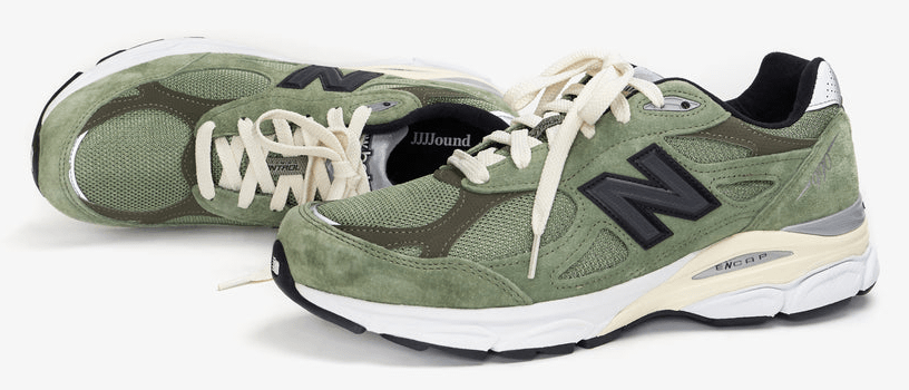 jjjjound NEW BALANCE 990v3 28.5 GREEN