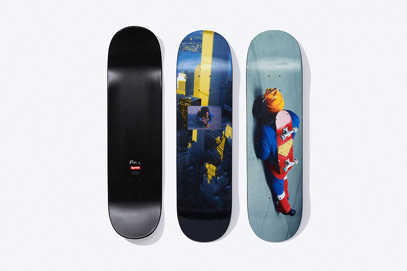 Supreme/Pope.L Great White Way and Training Crawl Skateboards 