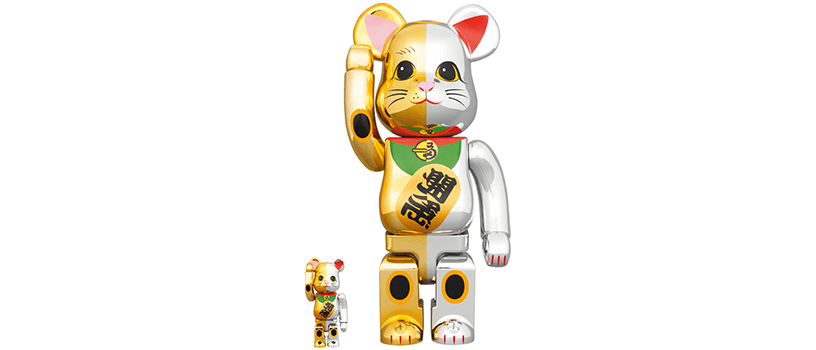 2022年9月27日（火）12時～】BE@RBRICK 招き猫 “千万両 金 × 開運 銀 