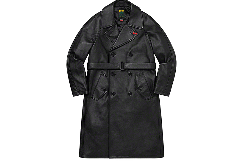 Supreme®/Schott® Leather Trench Coat