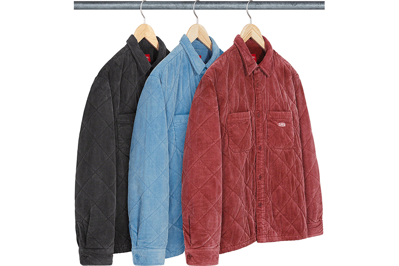 Quilted Corduroy Shirt