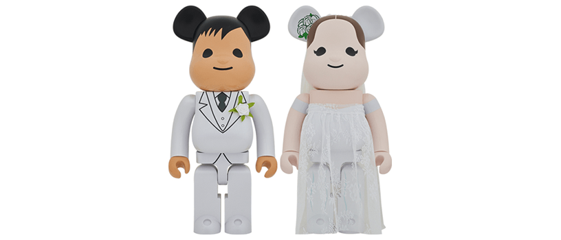 おもちゃBE@RBRICK グリーティング 結婚 #2 PLUS 1000％