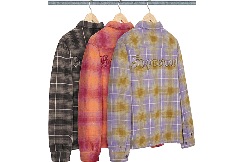 Shearling Lined Flannel Shirt
