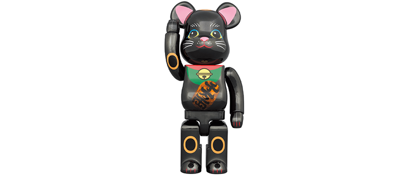 2023年3月28日（火）12時～】BE@RBRICK 招き猫 黒メッキ 発光 | 転売 