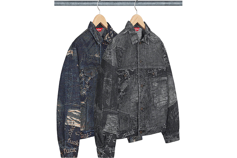 Archive Denim Jacquard Trucker Jacket