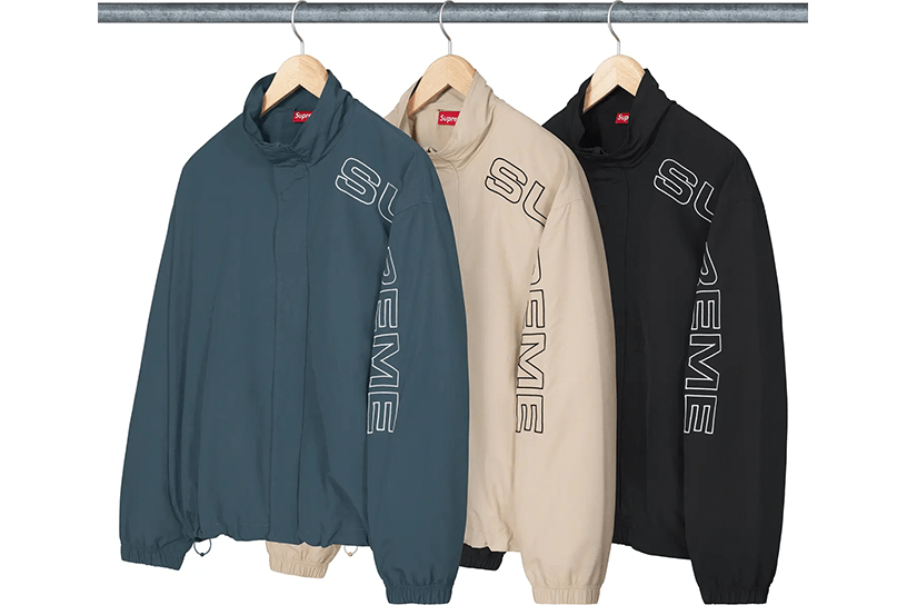 Spellout Embroidered Track Jacket