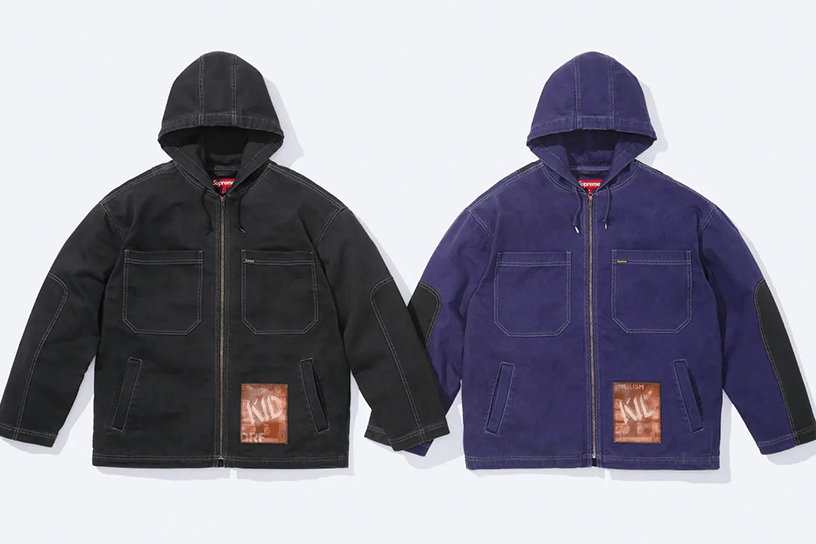 Mark Leckey/Supreme Dream English Kid Hooded Jacket with lenticular patch