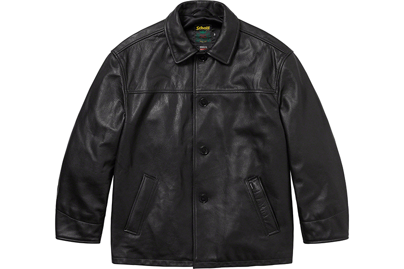 Supreme®/Schott® Leather Car Coat