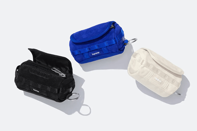 Supreme®/The North Face® Suede Base Camp Duffle Keychain