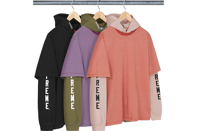 Layered Hooded L/S Top