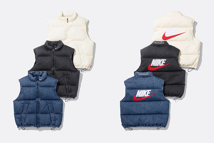 Supreme®/Nike® Denim Puffer Vest