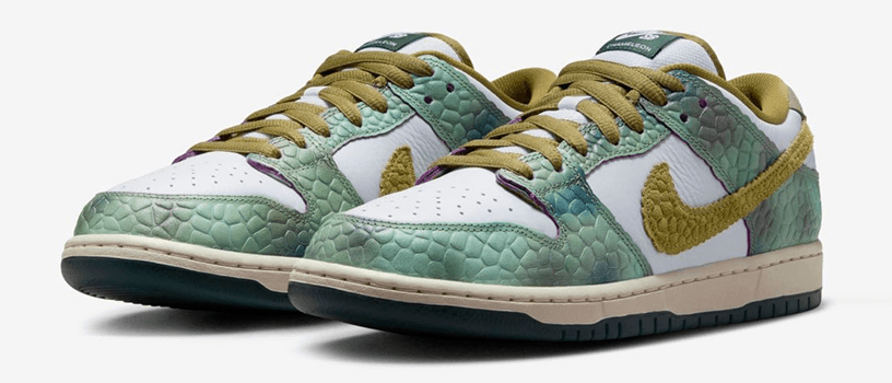 【2024年8月28日（水）～】NIKE SB DUNK LOW PRO x ALEXIS SABLONE “WHITE AND PACIFIC MOSS”