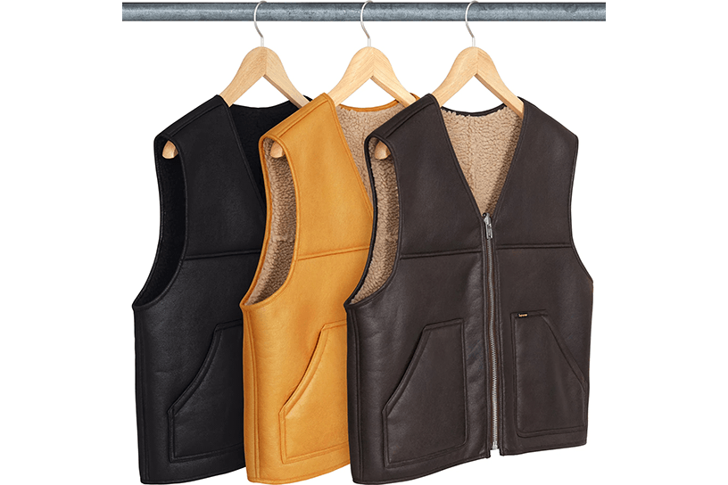 Reversible Faux Shearling Work Vest