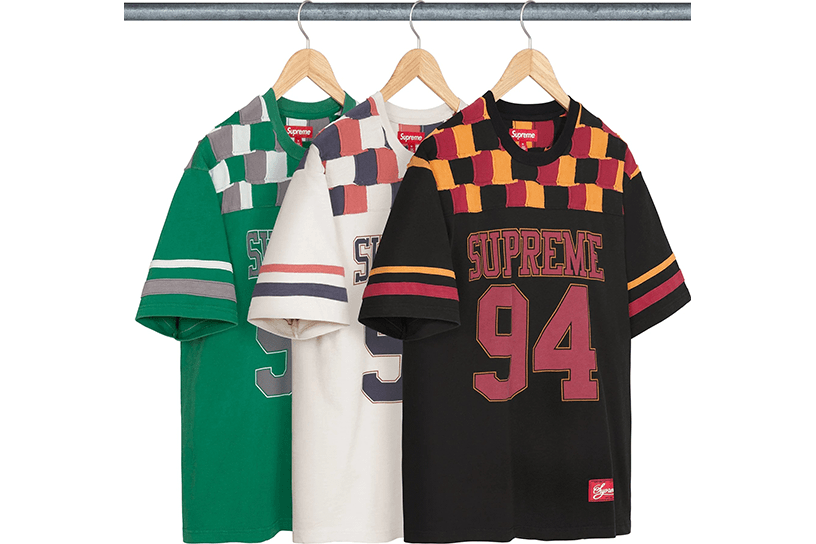 Patchwork Yoke Football Top