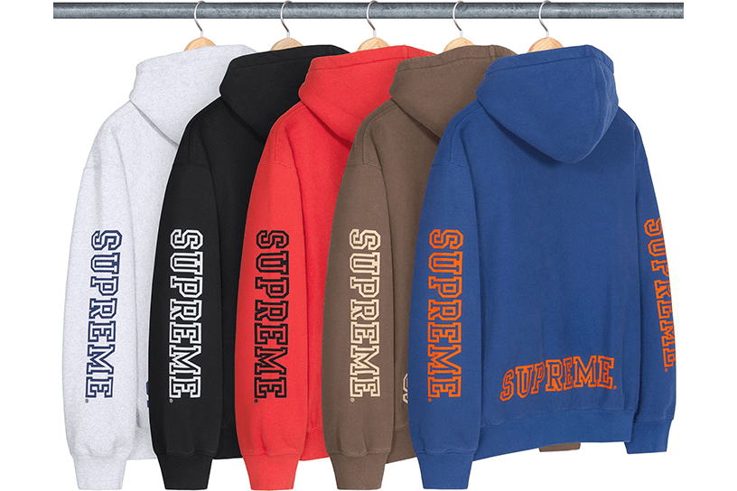 Collegiate Sleeve Hooded Sweatshirt