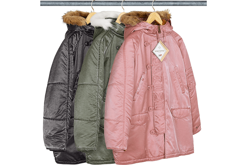 Washed Flight Satin N-3B Parka