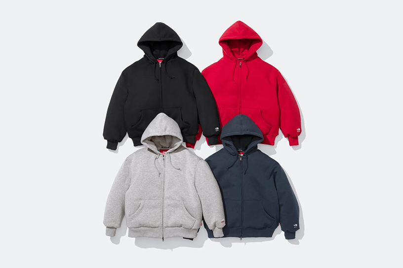 Supreme®/The North Face® Down Filled Zip Up Hooded Sweatshirt