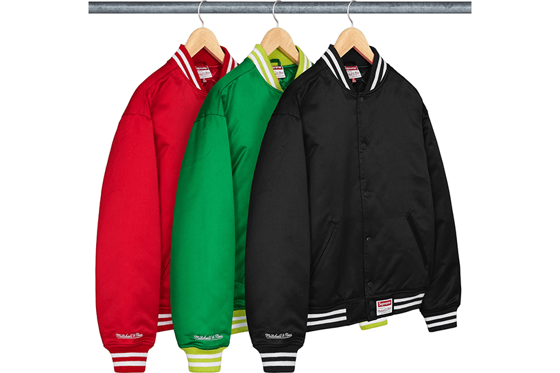 Supreme®/Mitchell & Ness® Satin Varsity Jacket