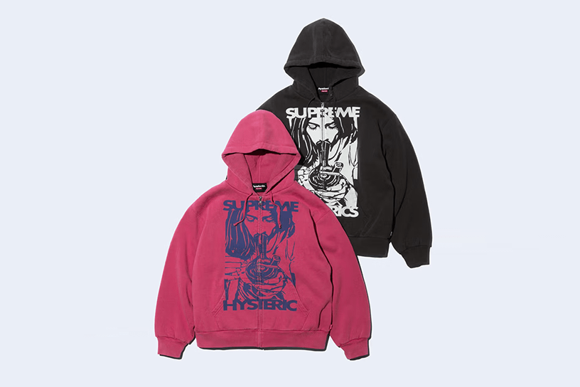 Supreme®/HYSTERIC GLAMOUR Thermal Lined Zip Up Hooded Sweatshirt