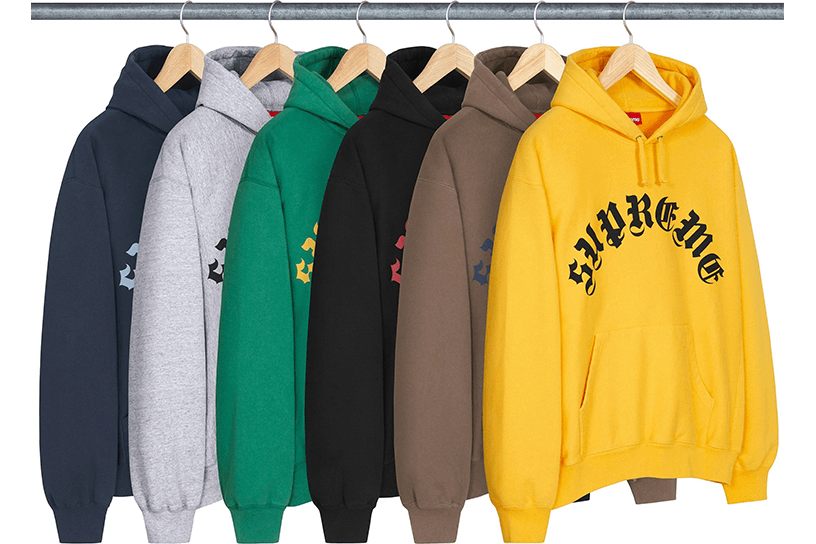 Printed Arc Hooded Sweatshirt