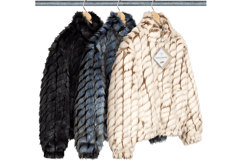 2-Tone WINDSTOPPER® Faux Fur Jacket