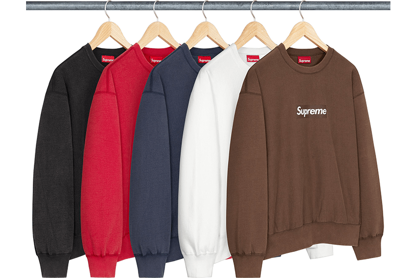 Washed Box Logo Crewneck