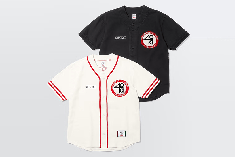 Supreme/40 Acres Twill Baseball Jersey