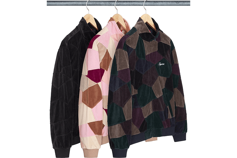 Patchwork Velour Track Jacket