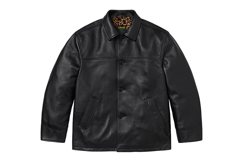 Supreme®/Schott® Leather Car Coat