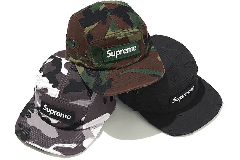 Layered Camo Camp Cap