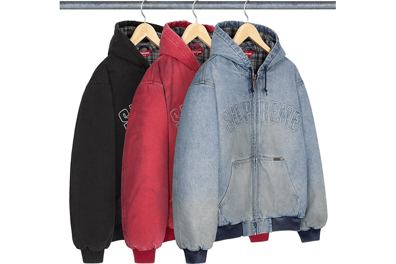 Reflective Arc Hooded Work Jacket