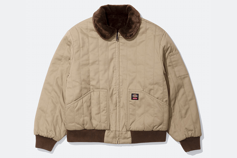 Supreme®/Dickies® Reversible Quilted Faux Fur Work Jacket