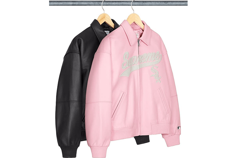 Supreme®/Chicago White Sox™ Leather Varsity Jacket