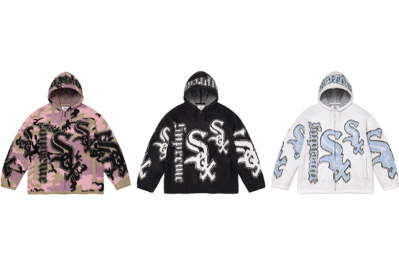 Supreme®/Chicago White Sox™ Zip Up Hooded Sweater
