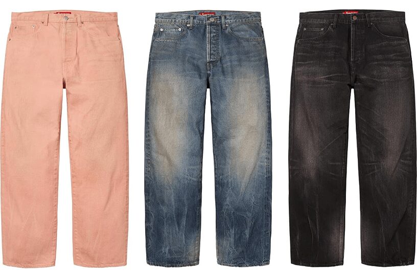 Distressed Loose Fit Selvedge Jean