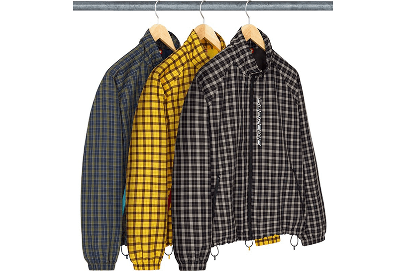 Plaid Track Jacket