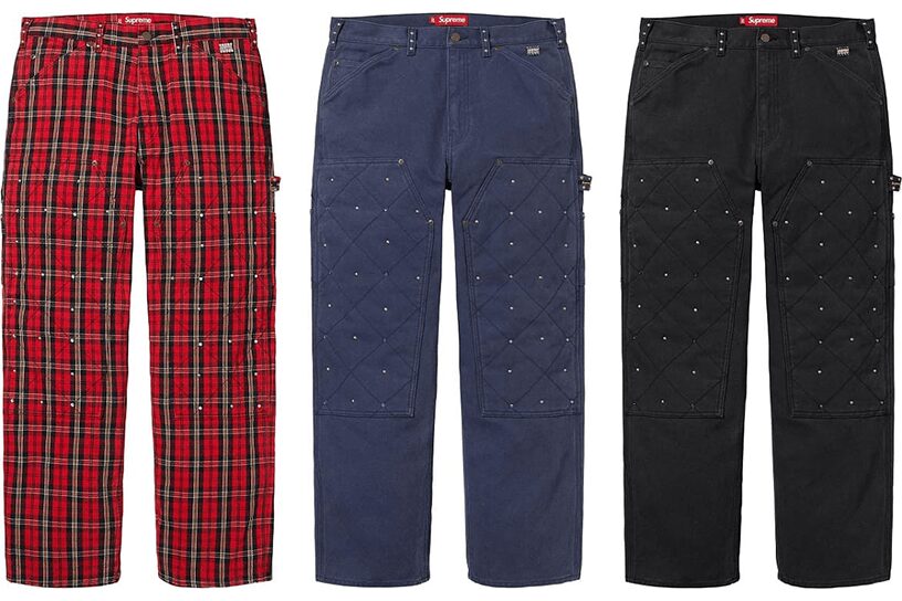 Supreme®/b.b. Simon® Quilted Double Knee Painter Pant