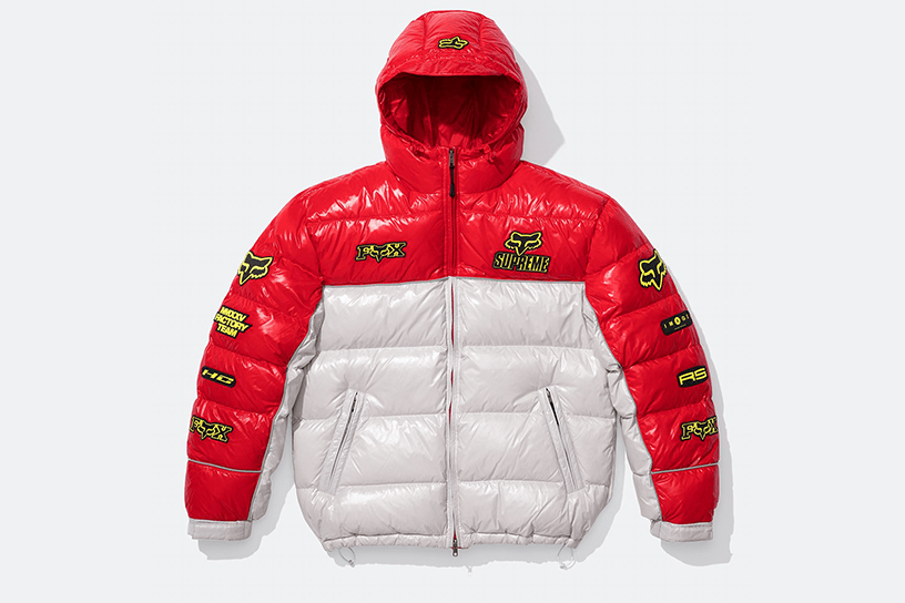 Supreme®/Fox Racing® Shiny Down Puffer Jacket