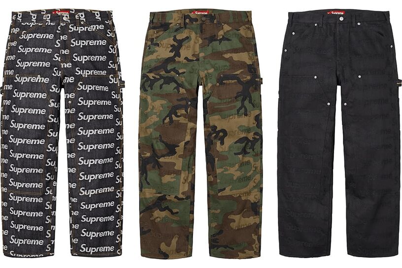 Jacquard Logos Double Knee Denim Painter Jean Jacquard Logos Double Knee Denim Painter Jean