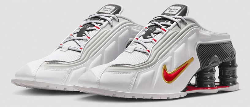 【2025年10月30日(木)】NIKE × MARTINE ROSE WMNS SHOX MR4 “WHITE AND VARSITY RED” 【2025年10月30日(木)】NIKE × MARTINE ROSE WMNS SHOX MR4 “WHITE AND VARSITY RED”