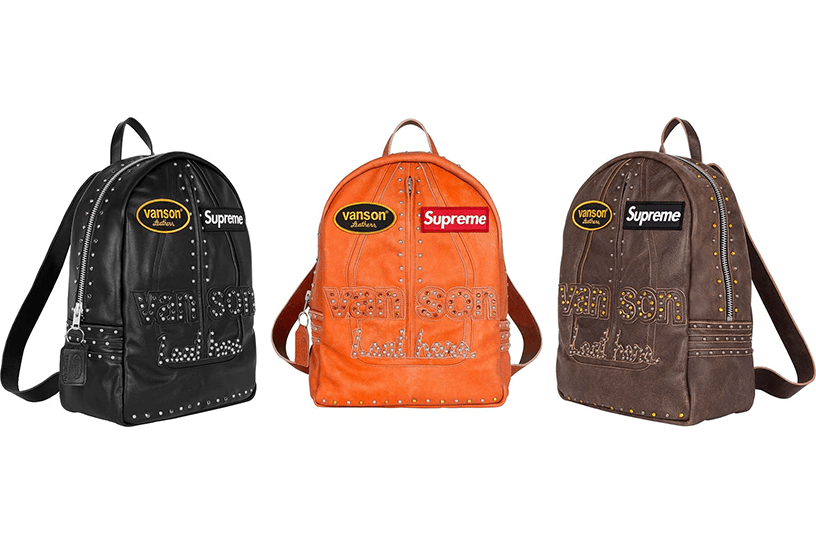 Supreme®/Vanson Leathers®/b.b. Simon Backpack