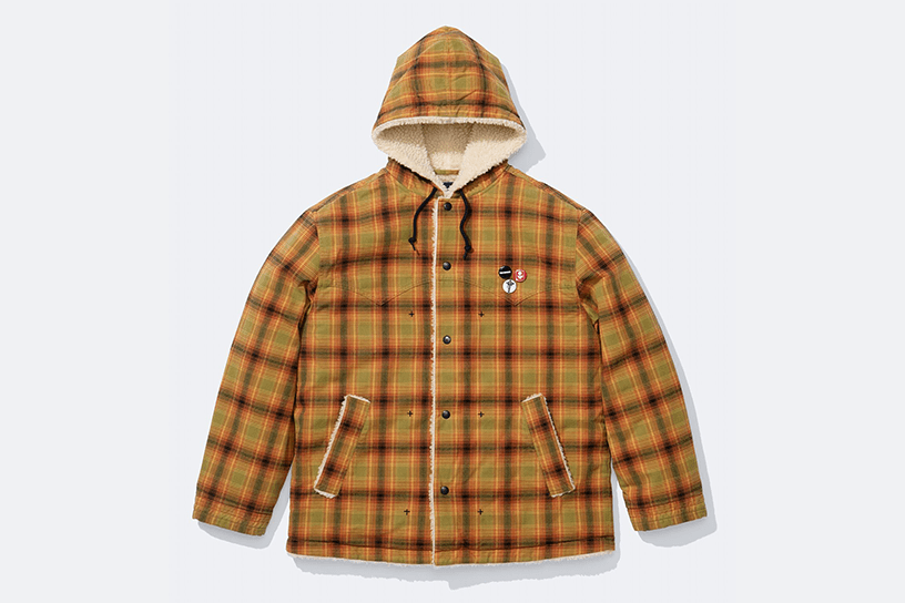 Supreme®/Number (N)ine® Faux Shearling Hooded Coat