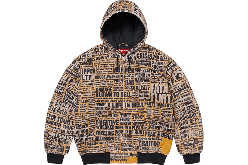 Supreme/Dash Snow Hooded Work Jacket Supreme/Dash Snow Hooded Work Jacket